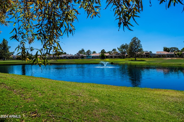 view of water feature