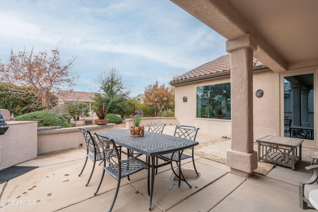 view of patio