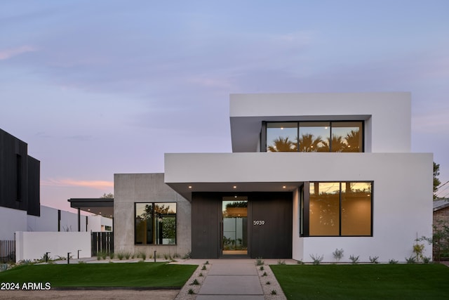 5939 E Orange Blossom Ln, Phoenix, AZ 85018 - view of contemporary home