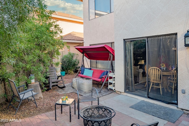 view of patio