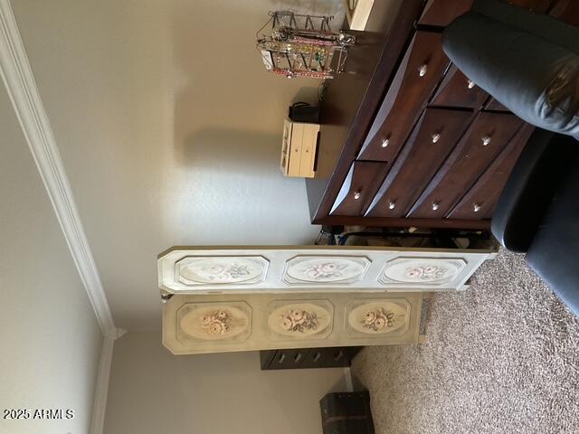 detailed view of ornamental molding
