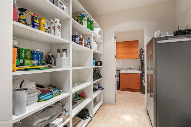 pantry featuring sink