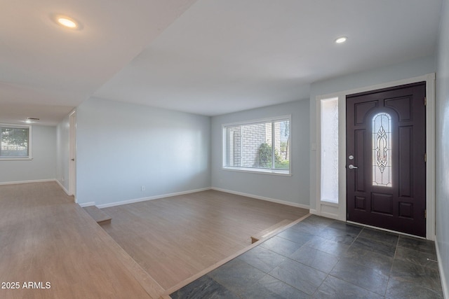 405 E Stanford Ave, Gilbert, AZ 85234 - entrance foyer with baseboards and recessed lighting