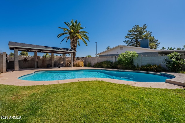 405 E Stanford Ave, Gilbert, AZ 85234 - view of pool featuring a gazebo