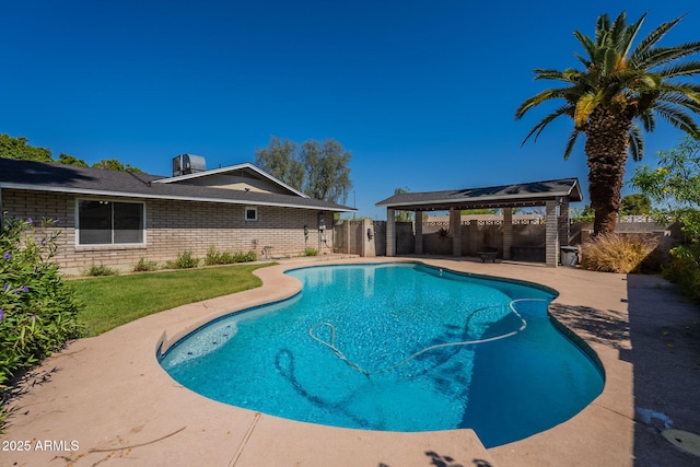 405 E Stanford Ave, Gilbert, AZ 85234 - view of pool featuring a gazebo and a patio area