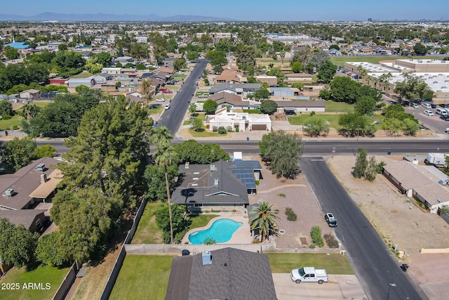 405 E Stanford Ave, Gilbert, AZ 85234 - aerial perspective of suburban area featuring a pool area