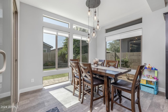 interior space with a wealth of natural light