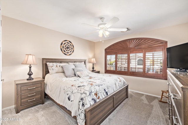 31453 N Blackfoot Dr, San Tan Valley, AZ 85143 - bedroom featuring carpet, baseboards, and ceiling fan