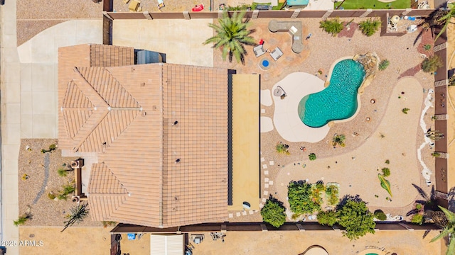 31453 N Blackfoot Dr, San Tan Valley, AZ 85143 - bird's eye view of a pool area