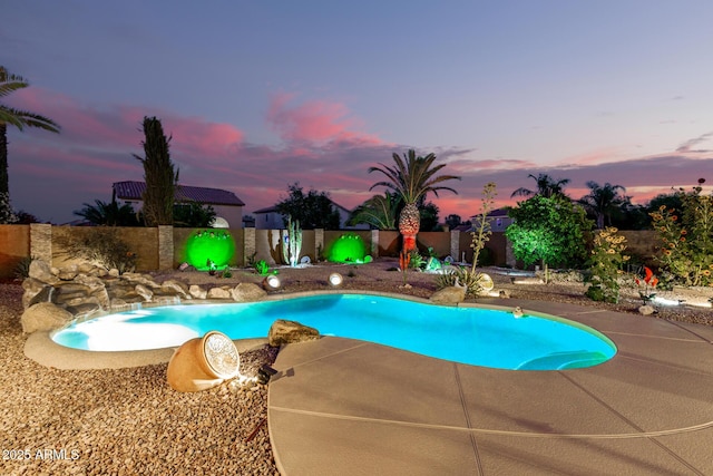 31453 N Blackfoot Dr, San Tan Valley, AZ 85143 - view of pool with a fenced backyard and a patio