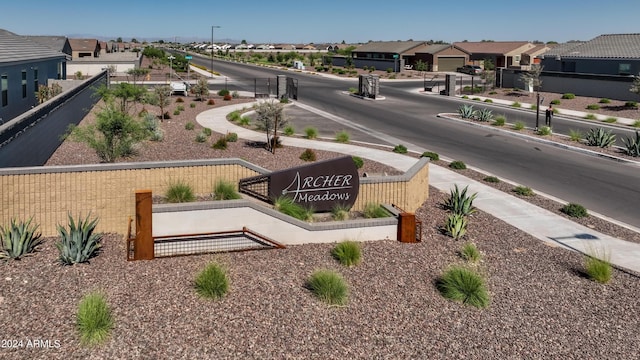 drone / aerial view featuring a residential view