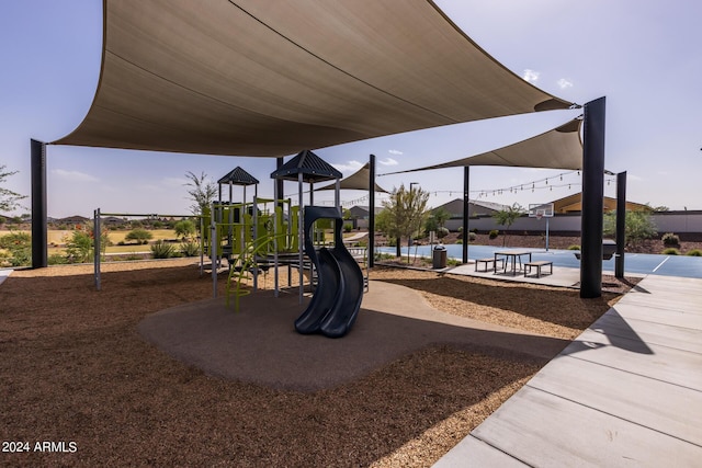 view of community playground