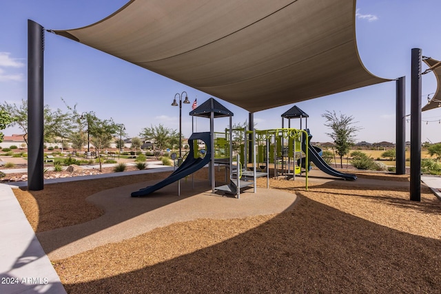 view of communal playground