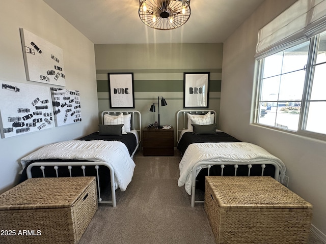 bedroom featuring carpet floors