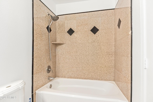 4629 S Mill Ave, Tempe, AZ 85282 - bathroom featuring shower / tub combination and toilet