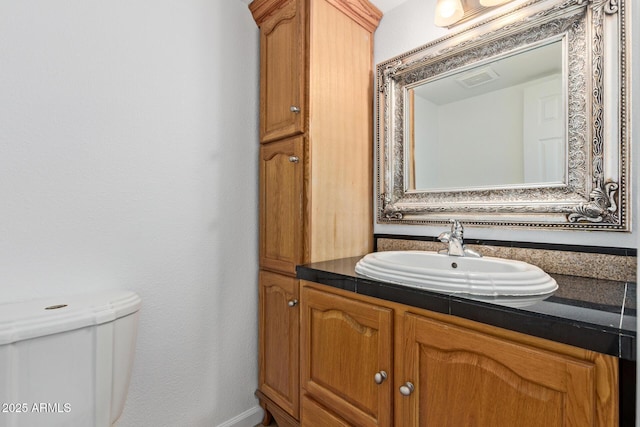 4629 S Mill Ave, Tempe, AZ 85282 - half bathroom with toilet and vanity