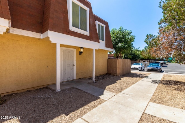 3350 W Las Palmaritas Dr, Phoenix, AZ 85051 - doorway to property featuring stucco siding