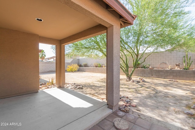 view of patio