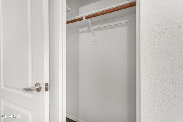 view of closet