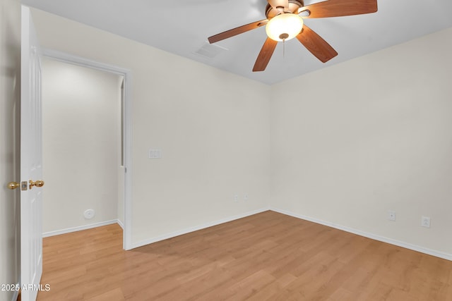 30215 N Joshua Tree Dr, Florence, AZ 85132 - spare room featuring light wood finished floors and a ceiling fan
