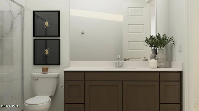 25233 N 177th Dr, Surprise, AZ 85387 - bathroom with vanity and a marble finish shower