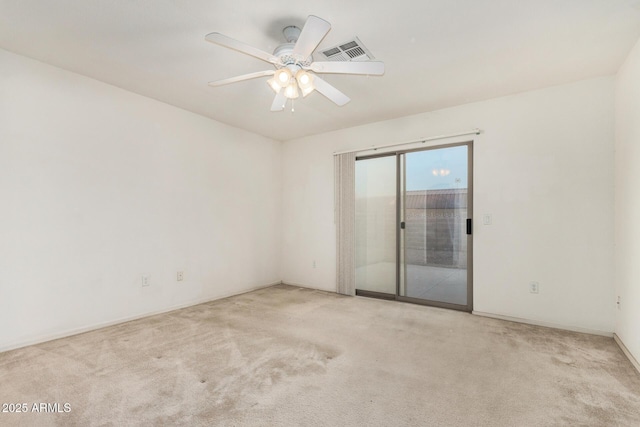 8271 W Cypress Point Cir, Arizona City, AZ 85123 - spare room with carpet floors and ceiling fan