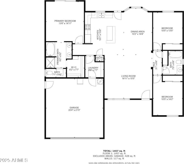 8271 W Cypress Point Cir, Arizona City, AZ 85123 - view of floor plan / room layout