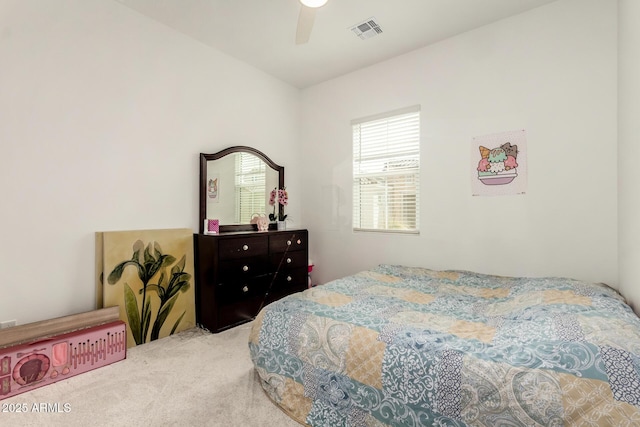 3842 E Bartlett Way, Chandler, AZ 85249 - carpeted bedroom with a ceiling fan