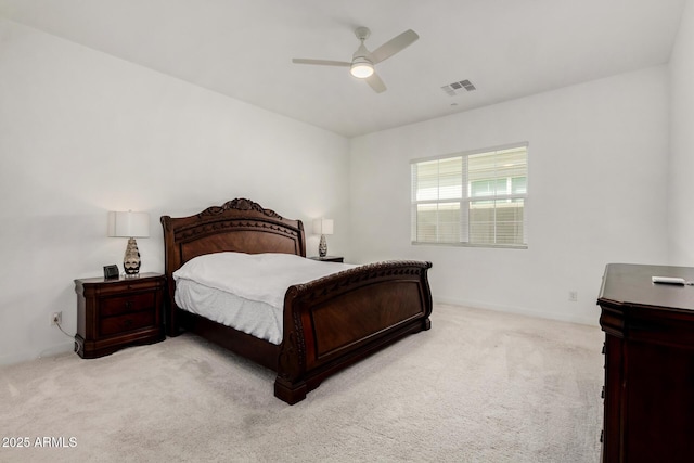 3842 E Bartlett Way, Chandler, AZ 85249 - bedroom with carpet and ceiling fan