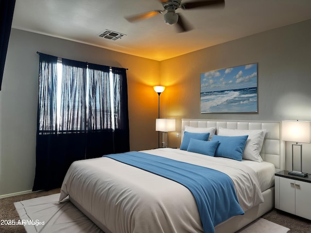 6538 W Nez Perce St, Phoenix, AZ 85043 - bedroom with carpet and a ceiling fan