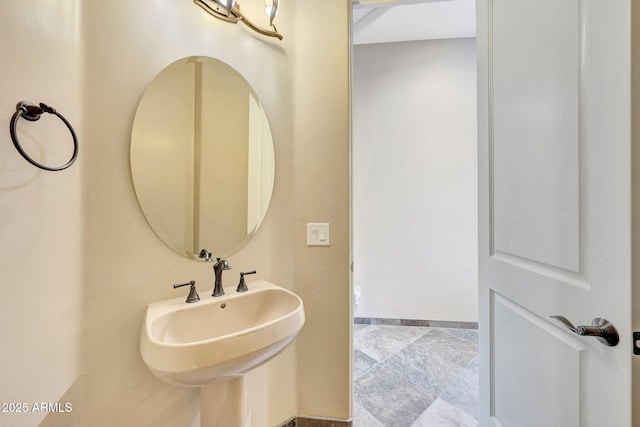 bathroom featuring sink