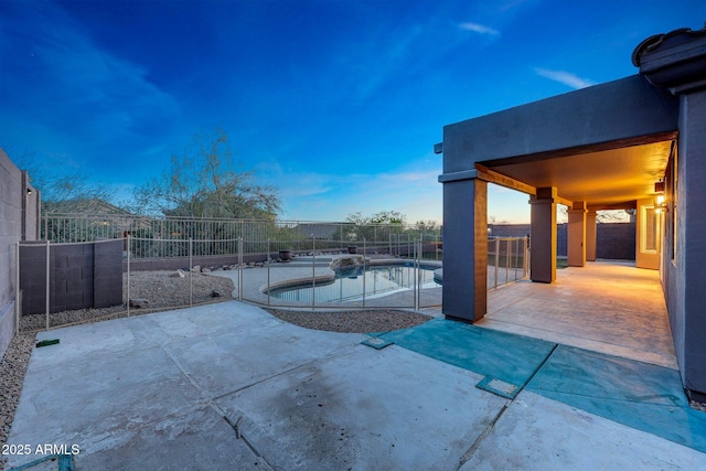 10253 E Indigo Dr, Scottsdale, AZ 85255 - view of pool featuring a patio and a fenced backyard