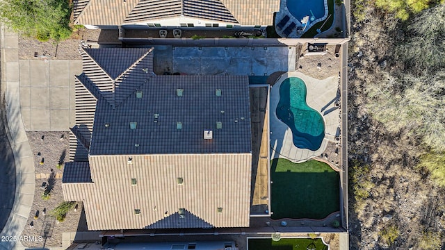 10253 E Indigo Dr, Scottsdale, AZ 85255 - aerial view of property and surrounding area featuring a pool