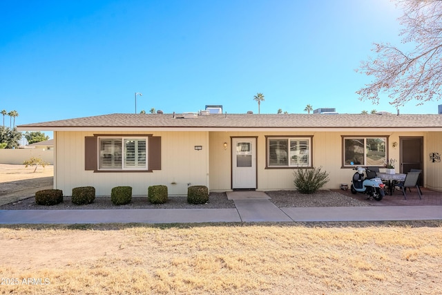 view of ranch-style house