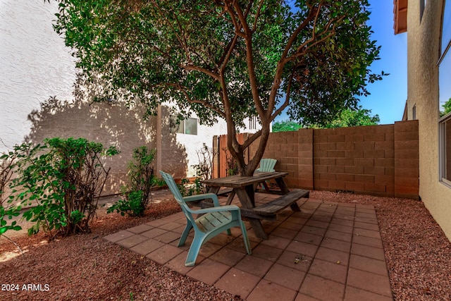 view of patio