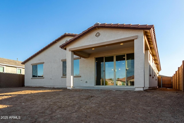 view of rear view of property