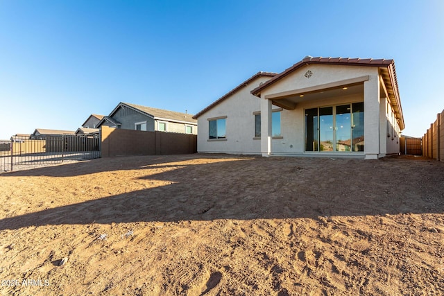 view of rear view of property