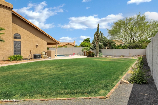 8913 S Forest Ave, Tempe, AZ 85284 - view of yard featuring a patio area and central AC