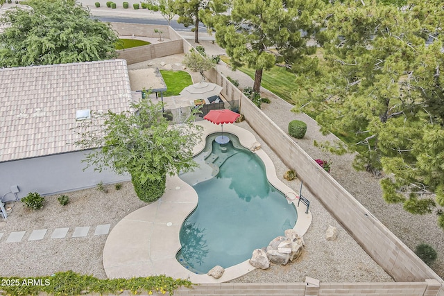 aerial view