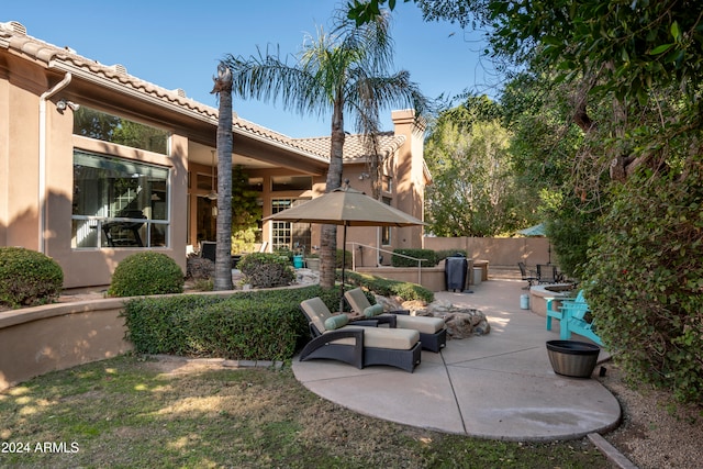 view of patio