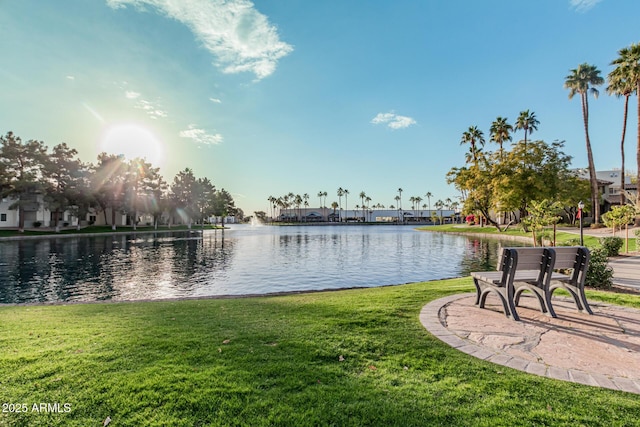 property view of water