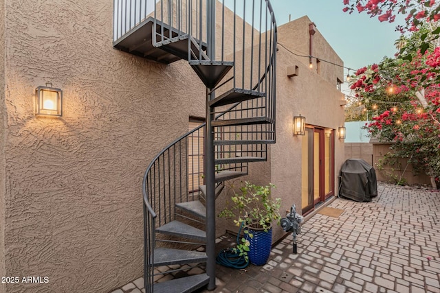 exterior space featuring grilling area