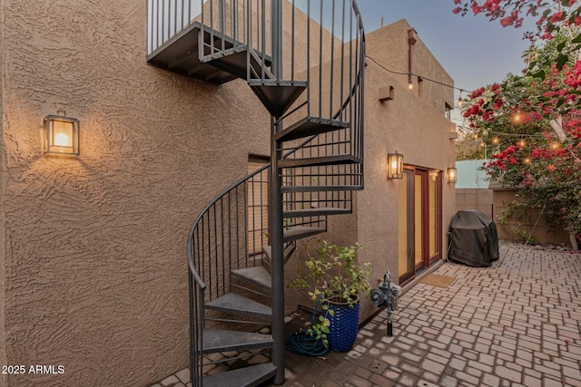 exterior space with grilling area