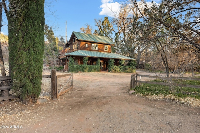 view of front of house