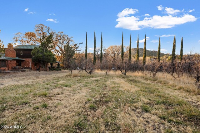 view of yard featuring a rural view