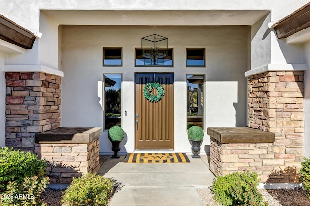 view of entrance to property