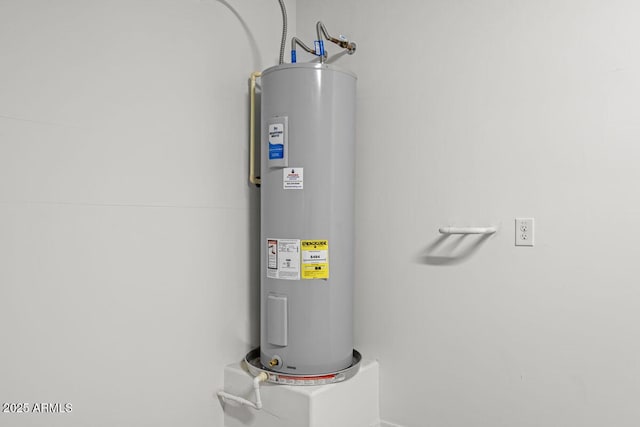 utilities featuring electric water heater