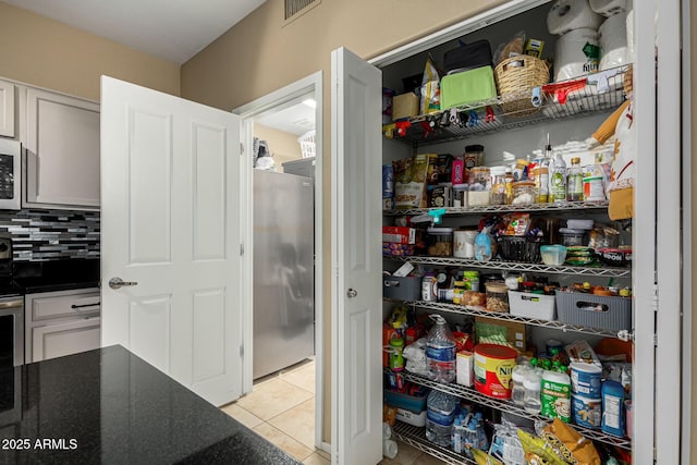 view of pantry