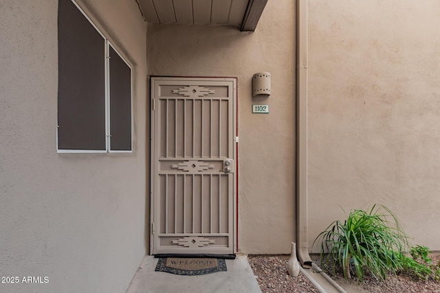 view of entrance to property