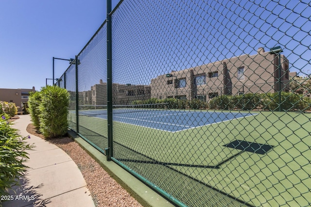 view of sport court